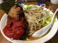 「【12月限定】ガッツリチキン、850円」@中華そば 伝堂の写真