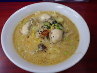 「カキ味噌・5ヶ」@九州大分ラーメン 麺恋亭 中華街店の写真