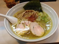「塩らぁ麺（ネギ抜き）、700円」@桜台らぁ麺 美志満の写真