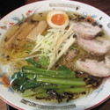 日替わり麺「スモークチキン入り淡麗塩」