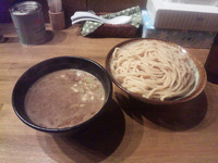 「濃厚つけ麺大盛」@馳走麺 狸穴の写真