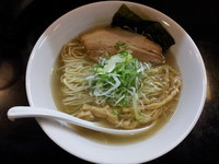 「煮干しらーめん（塩）６８０円」@麺堂 稲葉の写真