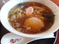 「らーめん　４８０円　ミニかつ丼２８０円」@はっぽうやの写真