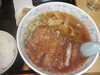 「大肉麺小ライスセット(750円)」@味のデパート コシバ食堂の写真