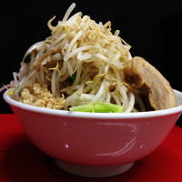 「ラーメン中+ヤサイ、ニンニク、カラメ」@びんびん豚の写真