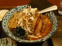 「濃厚激辛味噌ラーメン」@焼豚食道の写真