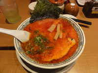 「とんこつラーメン(赤)」@丸源ラーメン 枚方店の写真