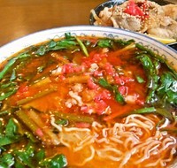 「満にらバラ味噌ミニ丼セット(880円)」@さかえや本店の写真