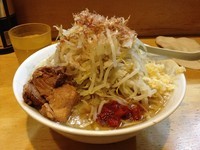 「塩ラーメン + 生唐辛子 + かつおぶし」@ラーメン二郎 荻窪店の写真