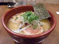 「鶏白そば(白)＋替玉」@麺屋たつみ 喜心 狭山店の写真