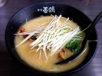 「鶏親子そば（塩）細麺」@鶏白湯ラーメン 麺屋 壹鶏の写真