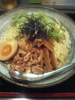 「冷やしごま塩ラーメン900円」@熱血食堂すわの写真