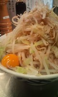 「油そば（麺硬め・野菜多め・カラメ） ［850円］」@らーめん大 竹ノ塚店の写真