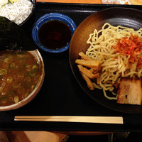 「焦がし海老つけ麺+ミニしらすゴハン」@越前若狭つけ麺工房 海猫屋の写真