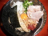 「まぜそば（並）　「750円」」@二代目狼煙 本店 葉隠製麺の写真