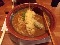 「上カレーうどん+たまごライス」@得正 中央環状堺店の写真