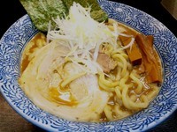 「【裏】豚魚らーめん￥750」@自家製太麺 元気屋の写真