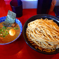 「二代目つけ麺 特盛り、味玉」@二代目狼煙 本店 葉隠製麺の写真
