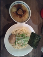 「鶏と魚介の味玉 濃厚つけ麺(並盛)(あつもり)」@INOSHOWの写真