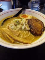 「あごだし味噌らーめん　750円」@あごばんらーめんの写真