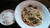 「【12月限定】汁なし担々麺(ひとくちライス付き) ￥700」@伝家 志木店の写真