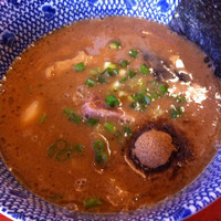 「二代目つけ麺+中盛り」@二代目狼煙 本店 葉隠製麺の写真