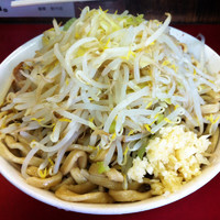 「ラーメン大450g-野菜にんにく」@蓮爾 登戸店の写真