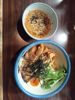 「つけ麺(並)(甘露)(熱)＋炙りチャーシュー」@AFURI 恵比寿の写真