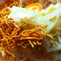 「あぶらそば+大盛り」@麺家ぶんすけの写真