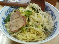 「豚骨野菜ラーメン小」@ラーメン 青山の写真