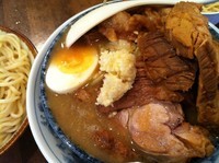 「もり野菜（麺量普通・あつもり・ニンニク・味付アブラ）」@東池袋大勝軒 八王子店の写真