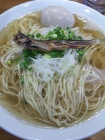 「ししゃも出汁 大盛550円(限定10食)」@麺屋 むじゃきの写真