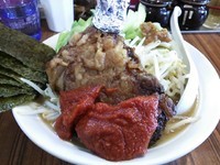 「【12月の限定】ガッツリチキン850円」@中華そば 伝堂の写真