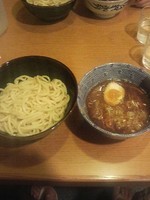 「つけあつ(熱盛り)900円」@頑者 新横浜ラーメン博物館店の写真