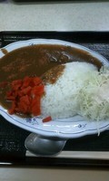 「カレーライス　小うどんセット　５００円」@六甲亭 西宮名塩下りSA店の写真