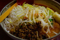 「キーマ味噌＋野菜」@麺処 おかじの写真