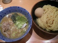 「朝つけ(並)+豚ほぐし半熟玉子」@六厘舎の写真