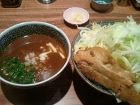 「カレーつけ麺ミニ(甘口)ヤサイ増し￥720」@ラーメン燈郎の写真