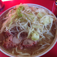 「小ヤサイニンニク（カタメ）」@ラーメン二郎 三田本店の写真