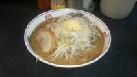 「ラーメン(並)ニンニク アブラ４倍」@ダントツラーメン 岡山一番店の写真