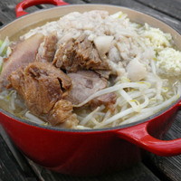 「鍋二郎 1,000円（全マシ）」@ラーメン二郎 品川店の写真