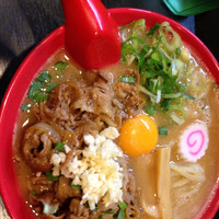 「味噌肉玉そば、肉増し100g」@肉玉そば おとど 亀有店の写真