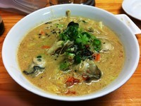 「カキ味噌5個」@九州大分ラーメン 麺恋亭 中華街店の写真