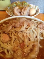 「豚カレーG（750円）ヤサイ・アブラ」@豚星。の写真