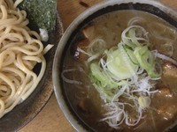 「角切り肉つけ麺（１,０５０円）」@MENYA 食い味の道有楽の写真