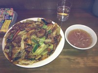 「スタミナ冷やしレバー多め+スープ付き」@スタミナラーメン がむしゃの写真