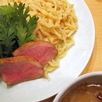 「鴨白湯つけそば　880円」@紫 くろ㐂の写真