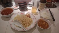 「冷やし味噌+北極半熟卵+定食+ビール」@蒙古タンメン 中本 渋谷店の写真