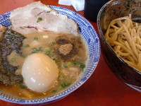 「二代目つけ麺(並盛)＋特製」@二代目狼煙 本店 葉隠製麺の写真