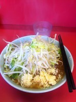 「小ラーメン＆野菜＆ニンニク多め」@ラーメン二郎 桜台駅前店の写真